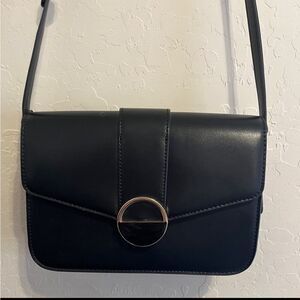 Forever 21 Mini Black Faux Leather Purse